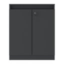 Ver imagem 6 de Aparador Buffet 60cm 2 Portas com Chave Multimóveis Cr50099 Preto