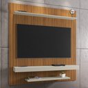 Ver imagem 2 de Painel para Tv 60 Pol 150cm Lima B02 Ripado/off White - Mpozenato