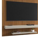 Ver imagem 5 de Painel para Tv 60 Pol 150cm Lima B02 Ripado/off White - Mpozenato