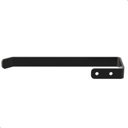 Suporte Para Toalha de Rosto Banheiro de Parede Preto Zmt - 5