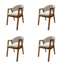 Ver imagem 1 de Kit 04 Cadeira para Mesa de Jantar Moderna Agatha