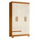 Ver mais imagens de Guarda-Roupa Infantil 04 Portas e 02 Gavetas Olímpia Bege/Cinamomo/Off White