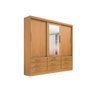 Guarda Roupa 3 Pts 9 Gavetas Meridian Plus - Cinamomo - 1