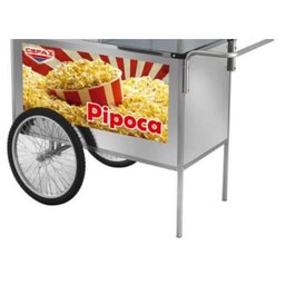 Carrinho de Pipoca Inox com Rodas de Bicicleta Cefaz - 3