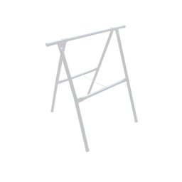 Kit 2 Cavaletes em Ferro Branco- 45 X 45 - 1
