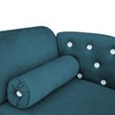 Ver imagem 4 de Cama Caminha Diva Pet Veludo Strass Azul Royal Dvinn