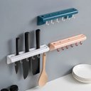 Ver imagem 5 de Suporte de Cozinha Azul Porta Talheres Facas