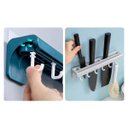 Ver imagem 7 de Suporte de Cozinha Azul Porta Talheres Facas