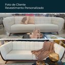 Ver imagem 7 de Sofá 2 Lugares 200cm Coin Courino Caramelo | Linho Off White - Sallar Home