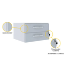 Ver imagem 2 de Gaveteiro Aereo para Mesa com 2 Gavetas com Chave