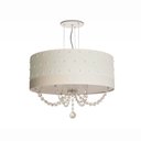 Ver imagem 2 de Lustre Infantil Pendente Pérolas 50x15 Branco