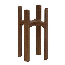 Suporte Vaso De Madeira Decoração Jardim 55cm - JM Casa dos Móveis - 3