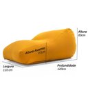 Ver imagem 3 de Puff Senso Ergonômico Elegante e Luxuosa Enchimento Pérolas 3mm Pufe Macio