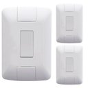 Ver imagem 1 de Kit 3 Cj 4x2 1 Interruptor Simples Tramontina 6 a 250 V