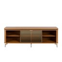 Ver imagem 2 de Rack Lincoln Float 1,70m MDF com LED e Vidro Reflecta Canella