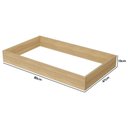 Ver imagem 2 de Módulo Cozinha Nesher Rainha Kit de Rodapé Multilinha 80x47x10cm Nature - Nesher