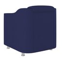 Ver imagem 4 de Kit 6 Poltronas Decorativas Tilla Consultório Recepção Sala Cor:azul Marinho