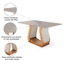 Ver imagem 3 de Mesa para Sala de Jantar 1,20m Veneto Viero