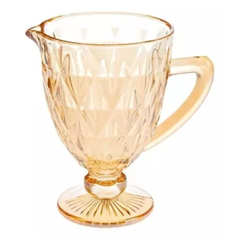 Jarra 1 Litro para Suco Água Linha Luxo Diamond Metalizado