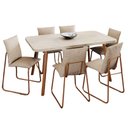 Ver imagem 4 de Mesa Jantar Stellar Retangular 160cm + 6 Cadeiras Soft Pr