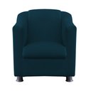Ver imagem 1 de Poltrona Decorativa Tilla Suede Azul Royal - Dominic Decor