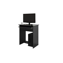 Mesa de Computador Pratica com Gaveta para Quarto Sala Escritório Preto - 1