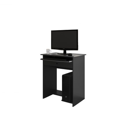 Mesa de Computador Pratica com Gaveta para Quarto Sala Escritório Preto