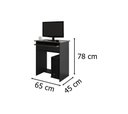 Ver imagem 2 de Mesa de Computador Pratica com Gaveta para Quarto Sala Escritório Preto