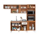 Ver imagem 4 de Cozinha Compacta Vitória com Balcão 120cm com Pia e Cuba Ghelplus Cinamomo Branco Aramóveis