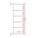 Ver imagem 3 de estante livreiro para biblioteca ou escritorio patrimar