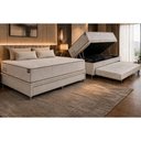Ver imagem 1 de Cama Baú c/Aux Crc Solt +Colchão Molas Boutique Ortobom 88