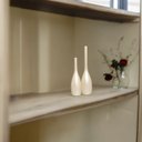 Ver imagem 2 de Dupla de Vasos de Cerâmica Garrafas Tulipa para Decoração Fosco