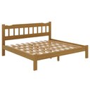 Ver imagem 2 de Cama King Pérola Madeira Maciça Resistente Nogueira