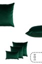 Ver imagem 2 de Almofada Veludo Paris 40x40cm Verde FASTLAR Almofada de Veludo 40x40cm Capa com enchimento