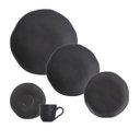 Ver imagem 1 de Aparelho de Jantar 20 Peças Orgânico Preto Matte Porto Brasil