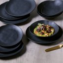Ver imagem 5 de Aparelho de Jantar 20 Peças Orgânico Preto Matte Porto Brasil