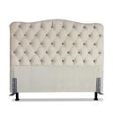 Ver imagem 2 de Cabeceira Para Cama Box King 1,98 M Realeza:Suede Bege
