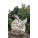 Ver imagem 2 de Quadro Garça com Filhotes Entalhado em Madeira