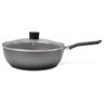 Panela Frigideira Wok Grafite com Tampa 24cm 2,3 Litros Garlic Brinox - 1