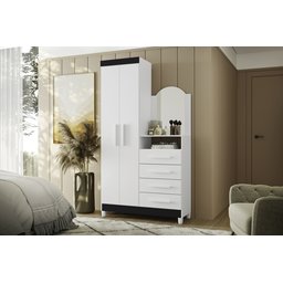 Guarda Roupa/ Cômoda Capri Multiflex Titanium - Albatroz - 1