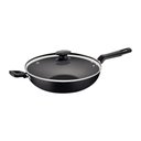 Ver imagem 1 de Wok com Cabo Loreto Alumínio Revestimento Antiaderente 28 Cm 3,3 L Grafite - Tramontina 20394028