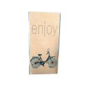 Ver imagem 1 de Quadrinho Decorativo Cerâmica Laranja Bicicleta Enjoy 15cm Columbus Gold