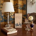Ver imagem 2 de Quadrinho Decorativo Cerâmica Laranja Bicicleta Enjoy 15cm Columbus Gold