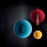 Tigela Bowl 25 Cm em Acrilico Azul/laranja My Fusion - Guzzini - 2