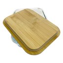 Ver imagem 2 de Pote De Vidro Borossilicato 1,5 L Tampa De Bambu - Mimo Style