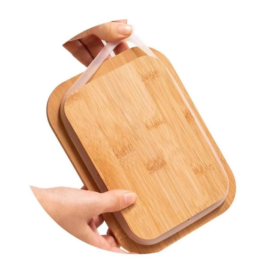 Pote De Vidro Borossilicato 1,5 L Tampa De Bambu - Mimo Style - 5