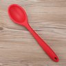 Colher de Silicone Vermelha Grande | 04 Un - 4
