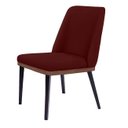 Ver imagem 1 de Cadeira de Jantar Londres Suede Vinho - Dominic Decor