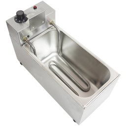 Fritadeira Elétrica Industrial com Óleo 3 Litros 1 Cuba Inox Batata Pastel Toppen Fritas FRB1C3 - 5