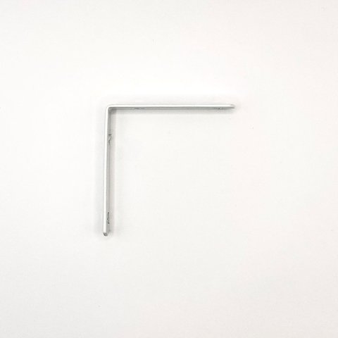 Suporte (cantoneira) P/ Móveis 4" Kit C/ 12 Pcs - Branco